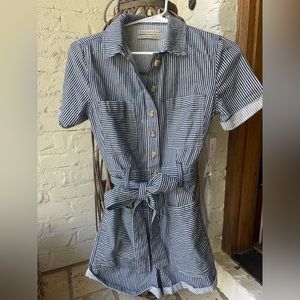 Urban Outfitters Navy & White Striped Short Romper. Brand New with tags!